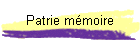 Patrie mmoire