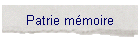Patrie mmoire